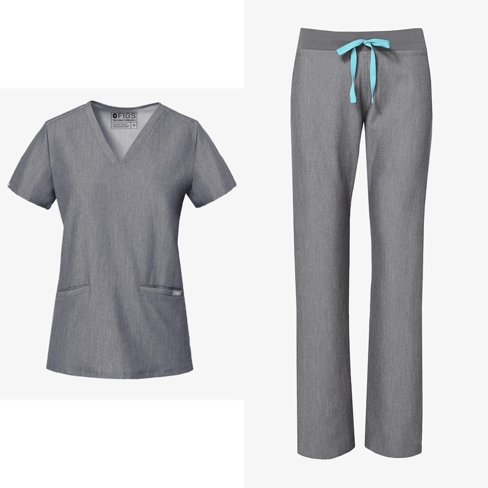 Figs Scrubs - Graphite Gray